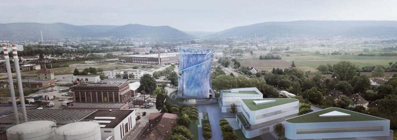 IBA_PROJEKT #033 Energie- und Zukunftsspeicher Hans-Bunte-Strasse 6 | 69123 Heidelberg (nicht öffentlich zugänglich) • Um die Energiewende in Heidelberg erlebbar zu machen, arbeiten die Stadtwerke Heidelberg gemeinsam mit der IBA an der Infrastruktur eines Wärmespeichers hin zu einem neuartigen Bildungsort: Zukunftsfähige Technologien werden hier für die Öffentlichkeit erlebbar und mit einer Gastronomie sowie einem Energie- und Bewegungspark kombiniert. IBA_PROJEKT #033 Energie- und Zukunftsspeicher Hans-Bunte-Strasse 6 | 69123 Heidelberg (nicht öffentlich zugänglich) • Um die Energiewende in Heidelberg erlebbar zu machen, arbeiten die Stadtwerke Heidelberg gemeinsam mit der IBA an der Infrastruktur eines Wärmespeichers hin zu einem neuartigen Bildungsort: Zukunftsfähige Technologien werden hier für die Öffentlichkeit erlebbar und mit einer Gastronomie sowie einem Energie- und Bewegungspark kombiniert.