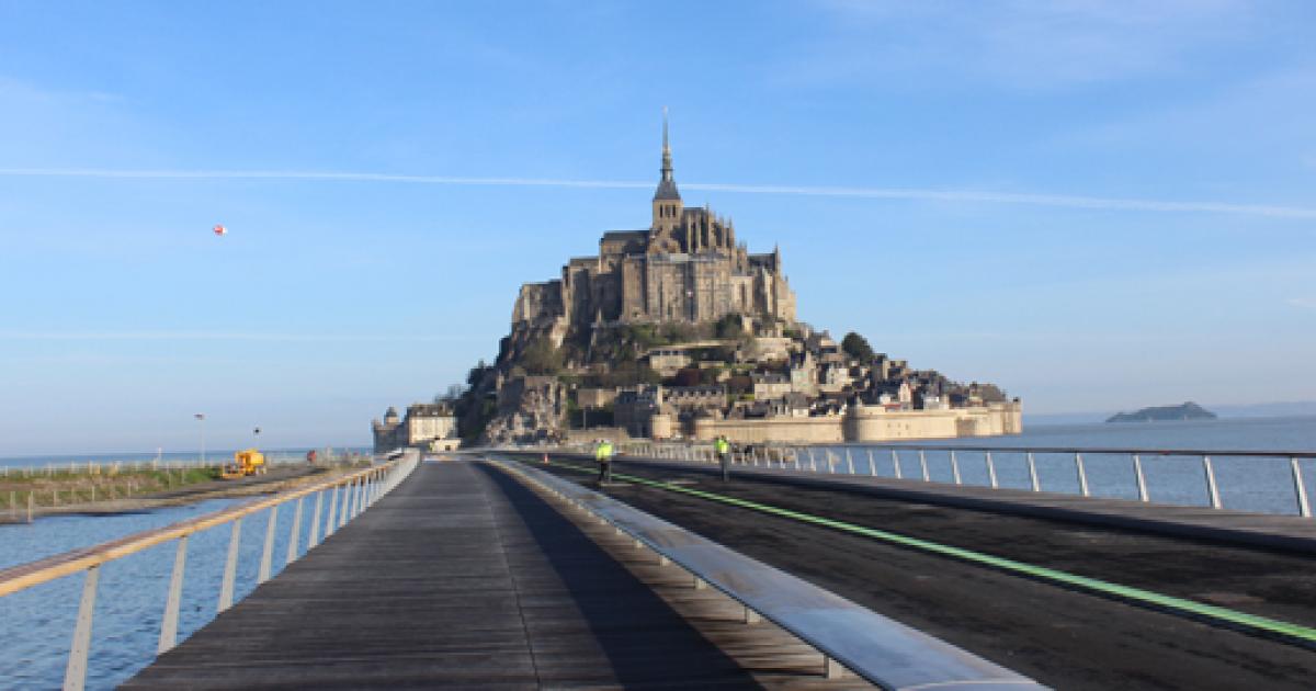 Brücke zum Mont SaintMichel Espazium Brücke zum Mont SaintMichel Espazium