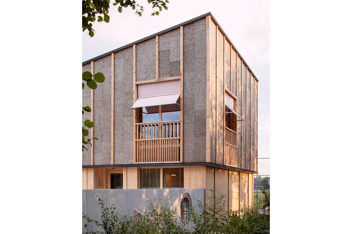 Le nouveau Local Environnement de Meyrin. Crédit: Paola Corsini, FAZ Architectes