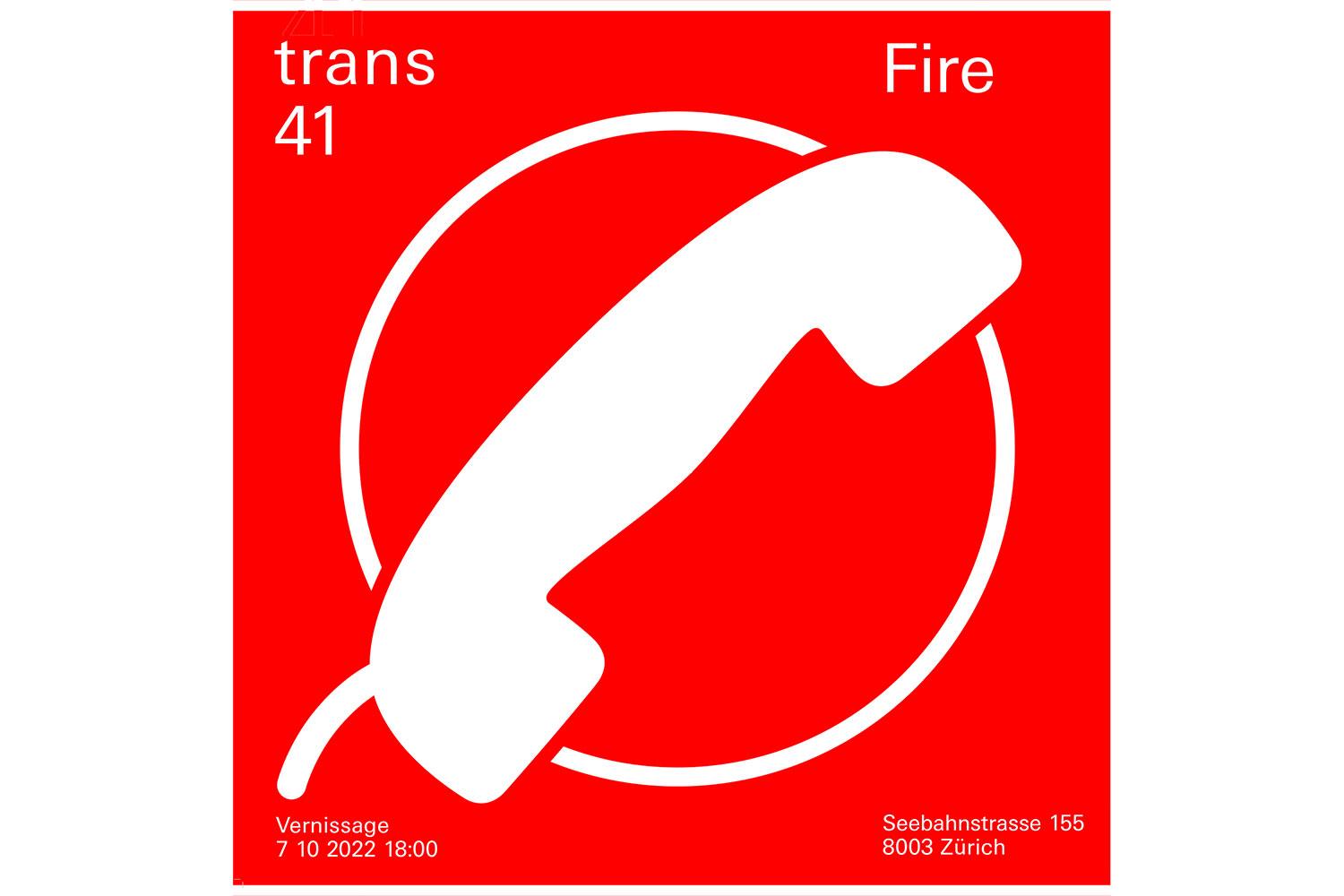 trans magazin #41 FIRE, Zürich, 7. Oktober 2022