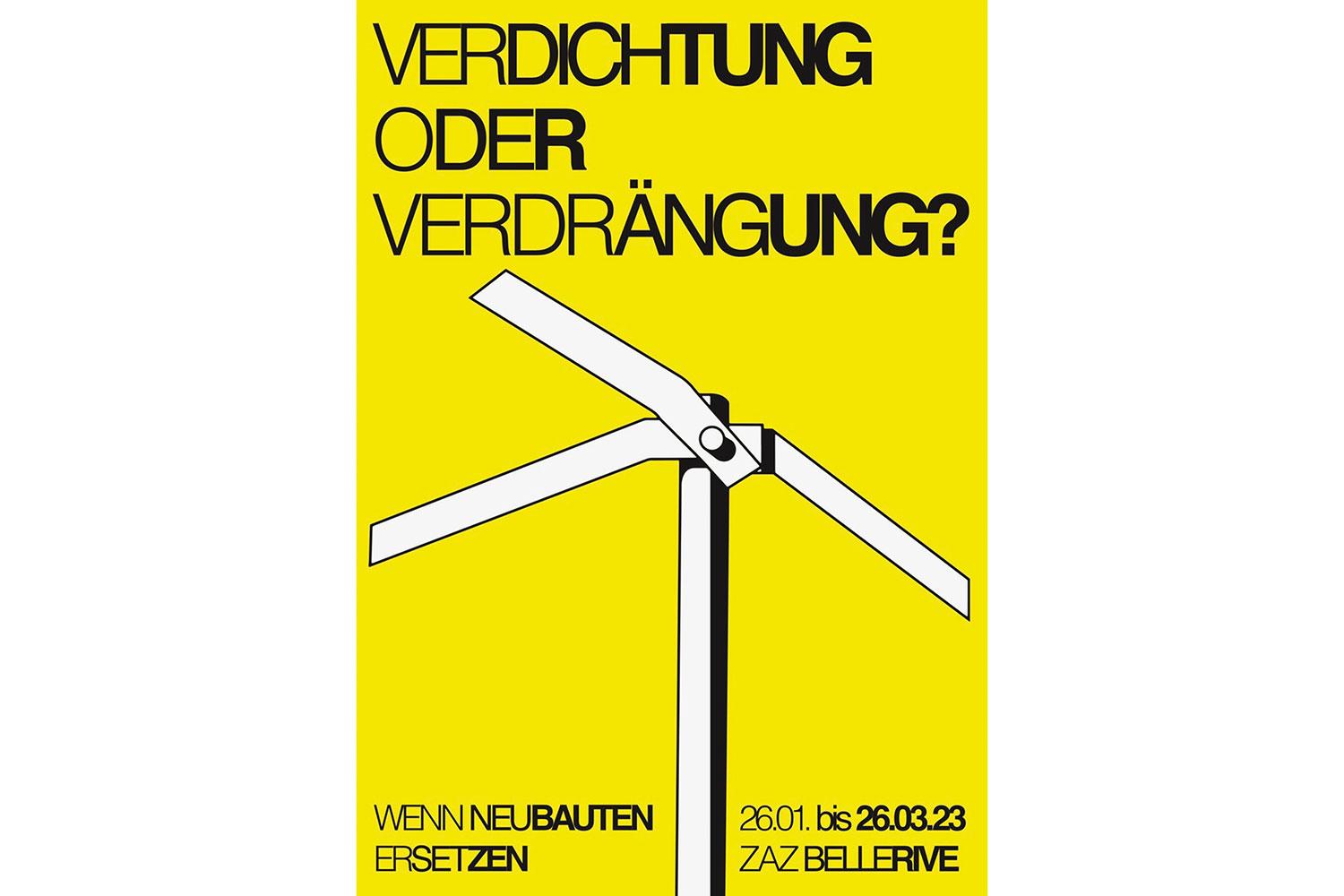 Verdichtung oder Verdrängung? Wenn Neubauten ersetzen, Zürich, 26.01.2023 bis 26.03.2023
