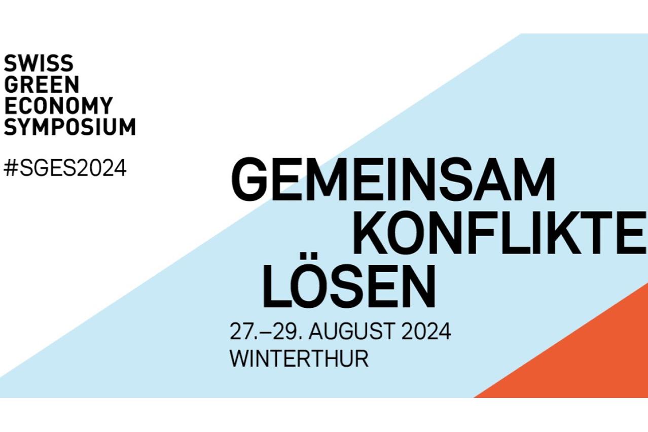 Swiss Green Economy Symposium, Winterthur, 27.–29. August 2024