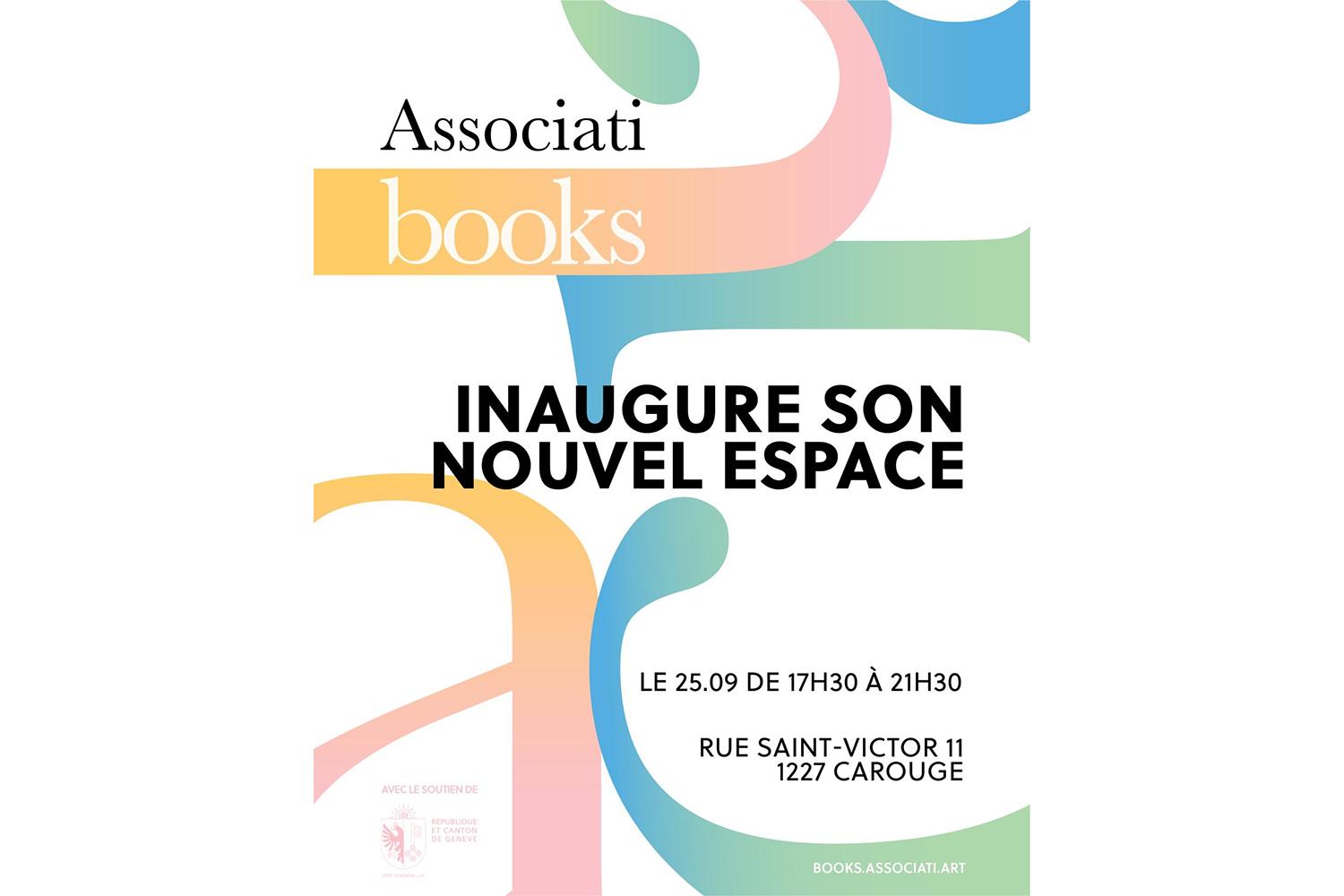 Librairie d'architecture Associati Books | Inauguration du nouvel espace, Carouge, 25 septembre 2024