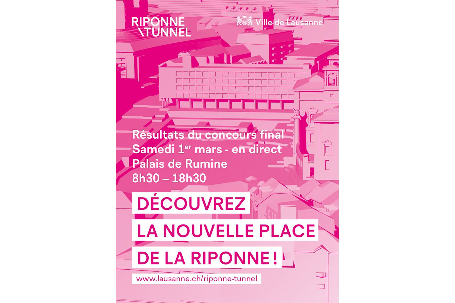 Découvrez la nouvelle place de la Riponne !, Lausanne, 2 mars 2025