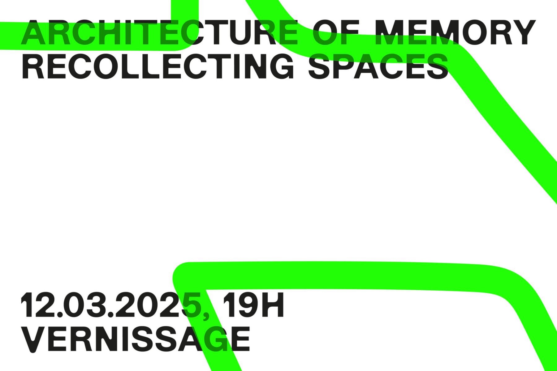 Architecture of Memory, Vernissage, Zürich, 12. März 2025