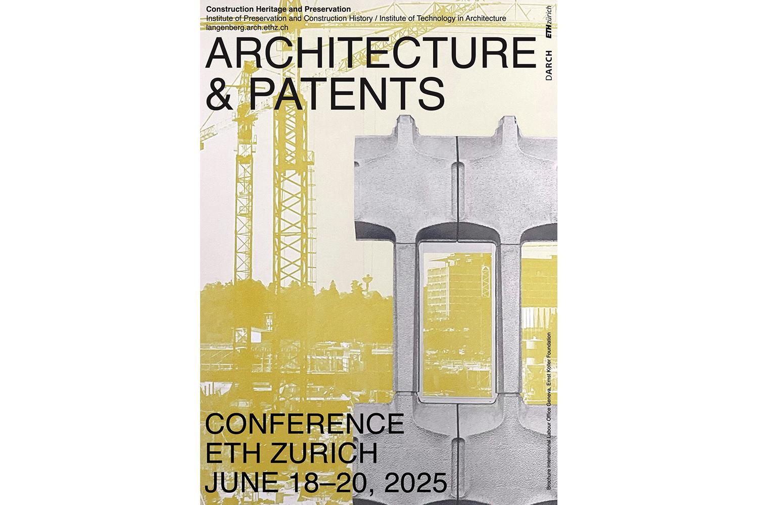 Architecture & Patents, Zurich, June 18–20, 2025