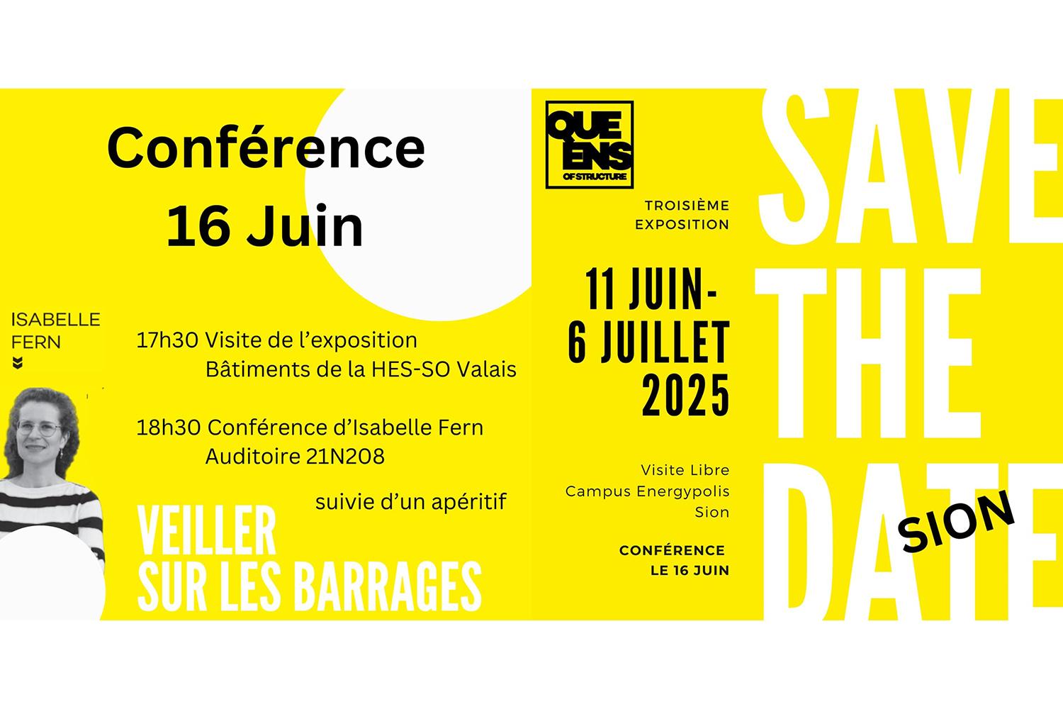 Queens of structure | Isabelle Fern: Veiller sur les barrages Suisses, Sion, 16 juin 2025