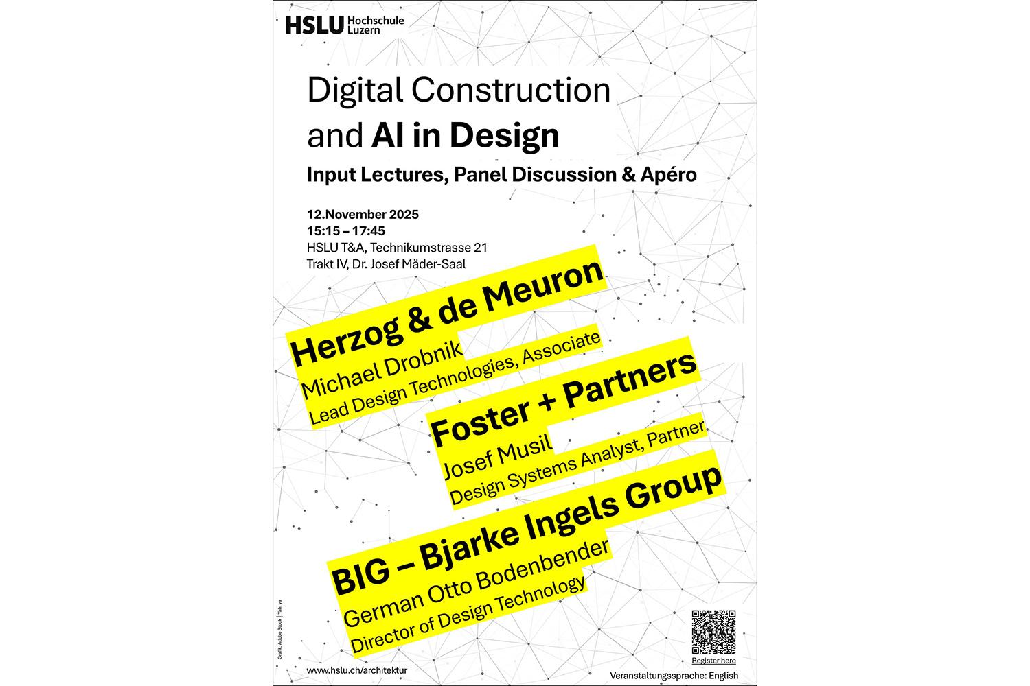 Digital Construction and AI in Design, Horw, 12. November 2025