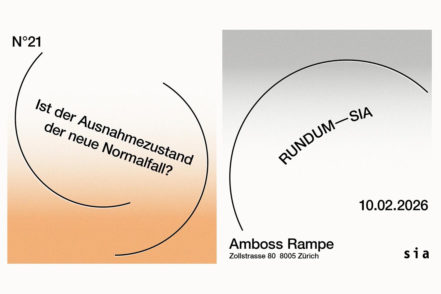 Rundum—SIA N°21 | Ist der Ausnahmezustand der neue Normalfall?, Zürich, 10. Februar 2026