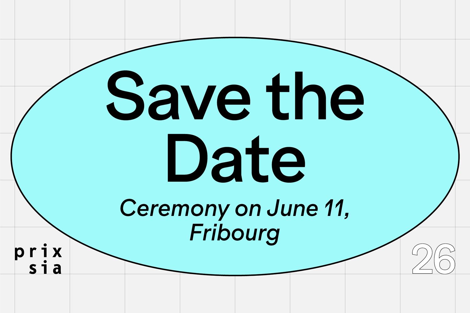 Prix SIA 2026 | Preisverleihung | Save the Date, Fribourg, 11. Juni 2026
