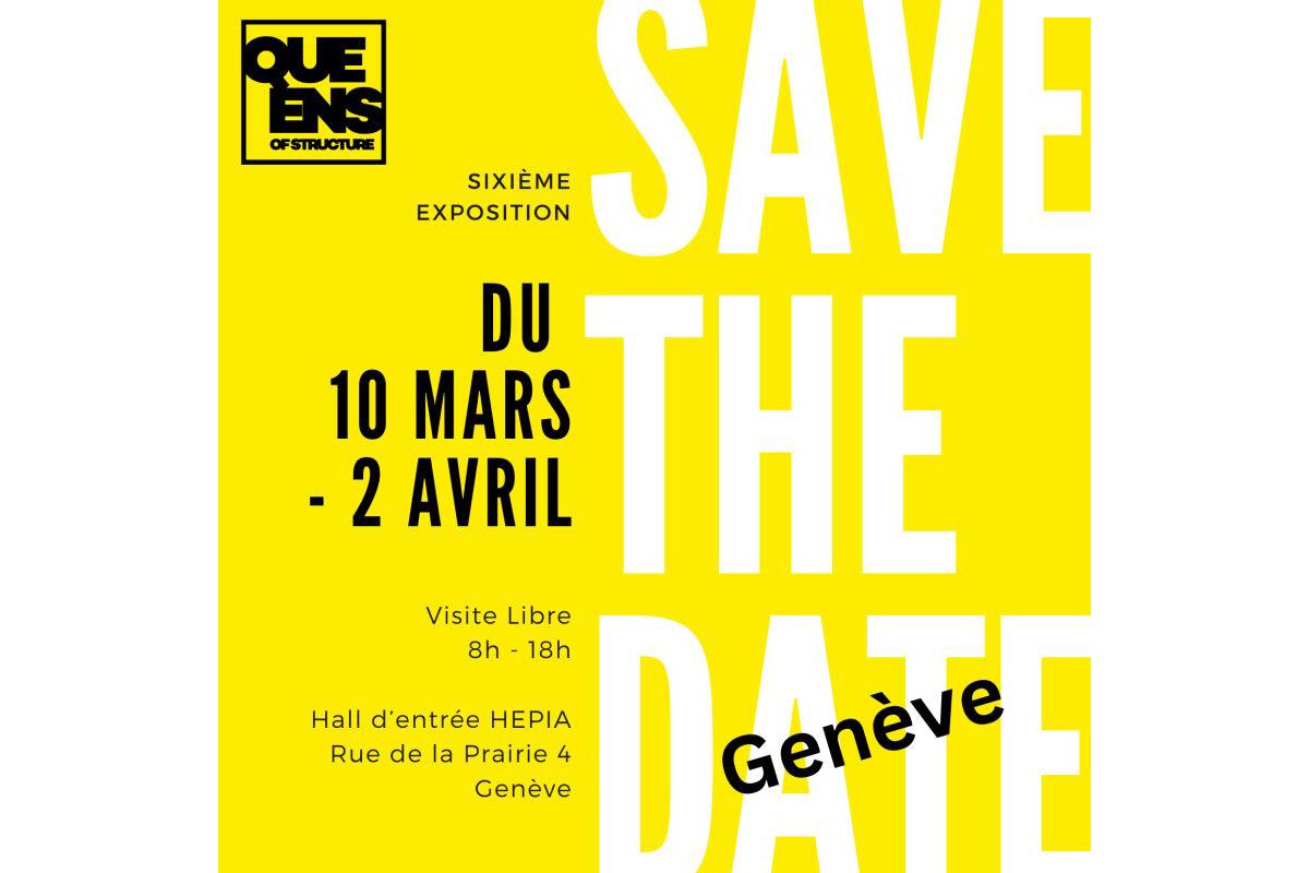 Queens of structure, Genève, du 11 mars au 1 avril 2026