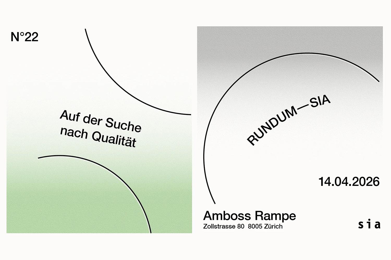 Rundum—SIA N°22 | Auf der Suche nach Qualität, Zürich, 14. April 2026