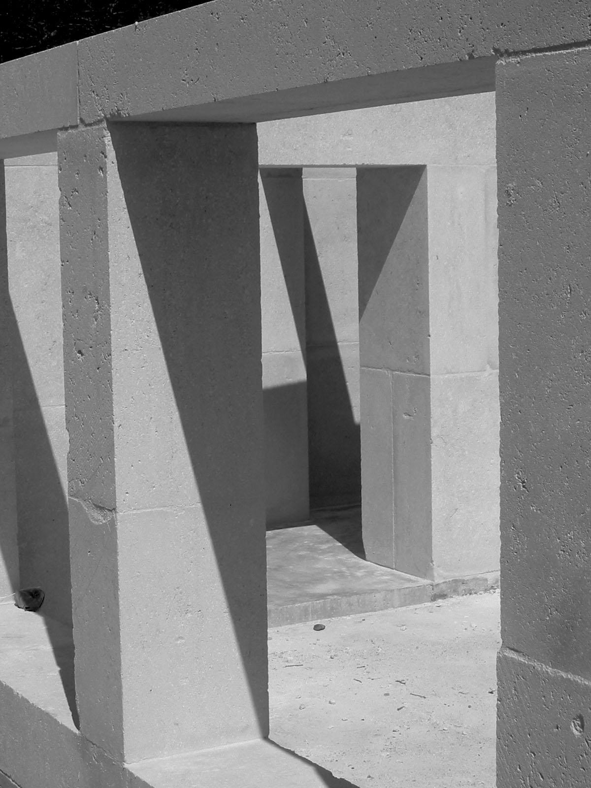 Perraudin architecture. Immagine di cantiere del complesso residenziale a Cornebarrieu (F), 2007-2011. Perraudin architecture. Immagine di cantiere del complesso residenziale a Cornebarrieu (F), 2007-2011.