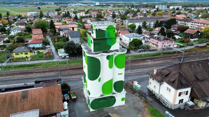 Silo Reitzel à Aigle. Un projet de Reitzel Suisse et l’ECAL-Ecole cantonale d’art de Lausanne