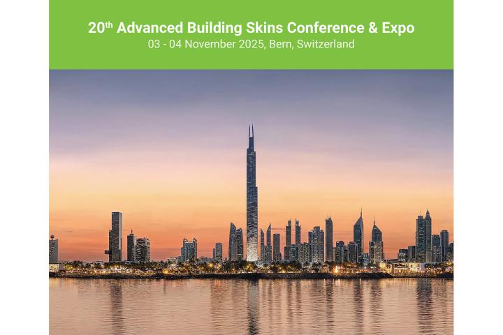 20th Advanced Building Skins Conference & Expo, Bern, 03-04 November 2025
