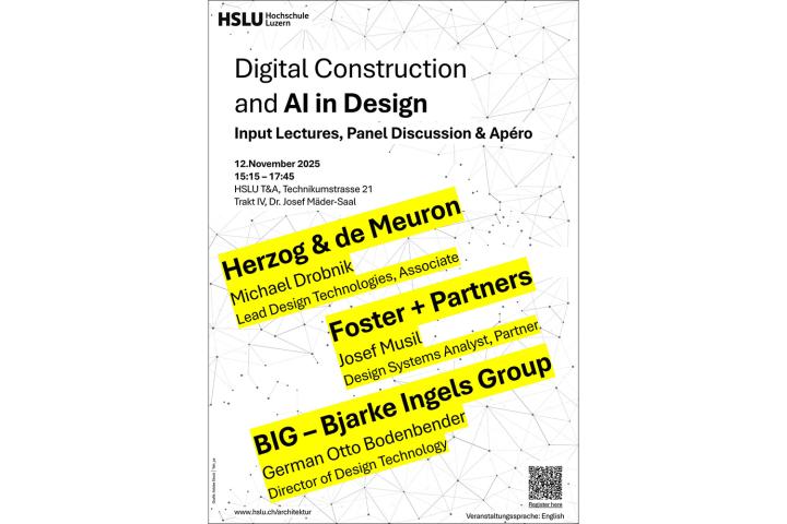 Digital Construction and AI in Design, Horw, 12. November 2025