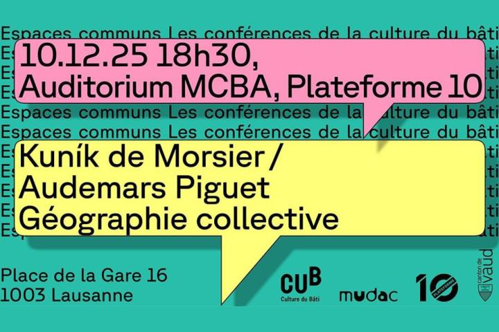 Kuník de Morsier / Audemars Piguet | Géographie collective, Lausanne, 10 décembre 2025