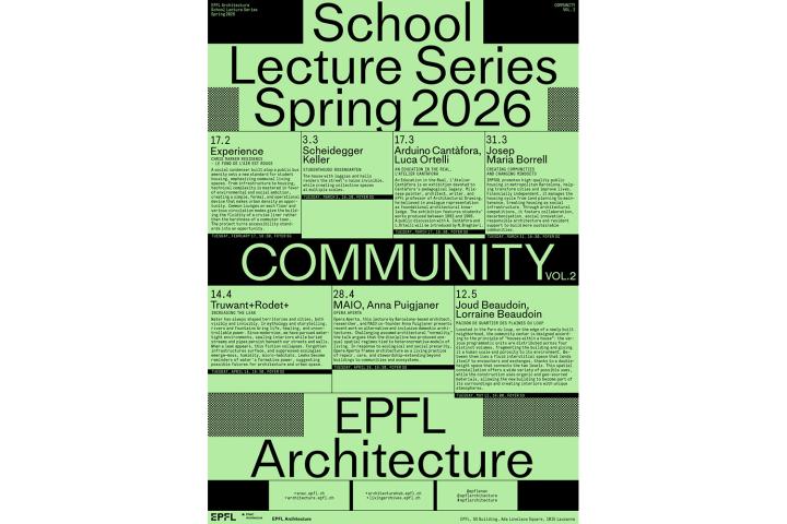 School Lecture Series COMMUNITY VOL.2, Lausanne, Spring 2026