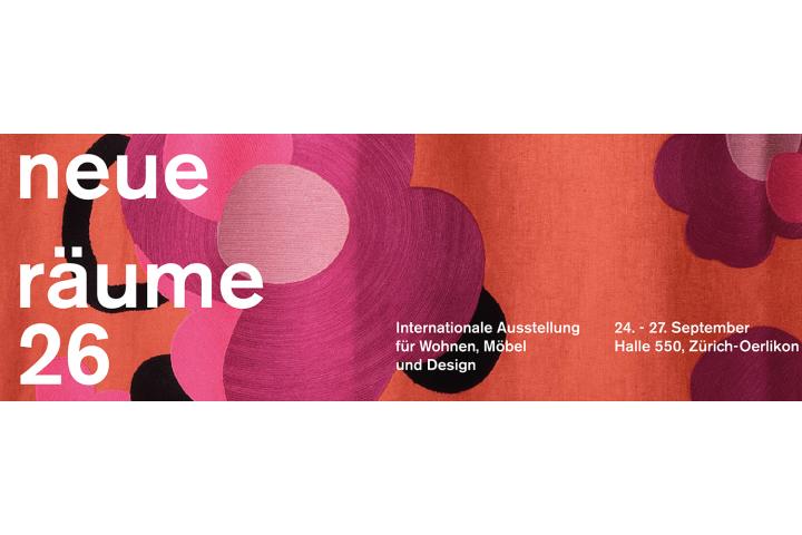 neue r&auml;ume 26, Z&uuml;rich-Oerlikon, 24. bis 27. September 2026