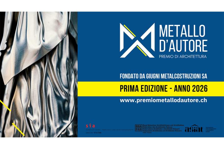 Metallo d&rsquo;Autore | Premio di Architettura &ndash; prima edizione - anno 2026